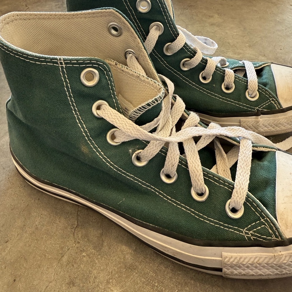 Teal High-Top Converse women’s 7